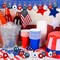 12-Pack 2.4" Patriotic Hanging Ball Ornaments for 4th of July & Memorial Day